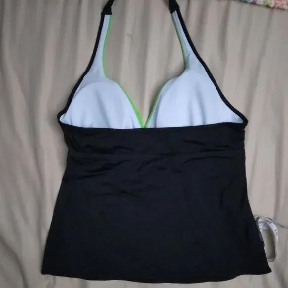 Nike halter tankini bathing suit top - Picture 2 of 7
